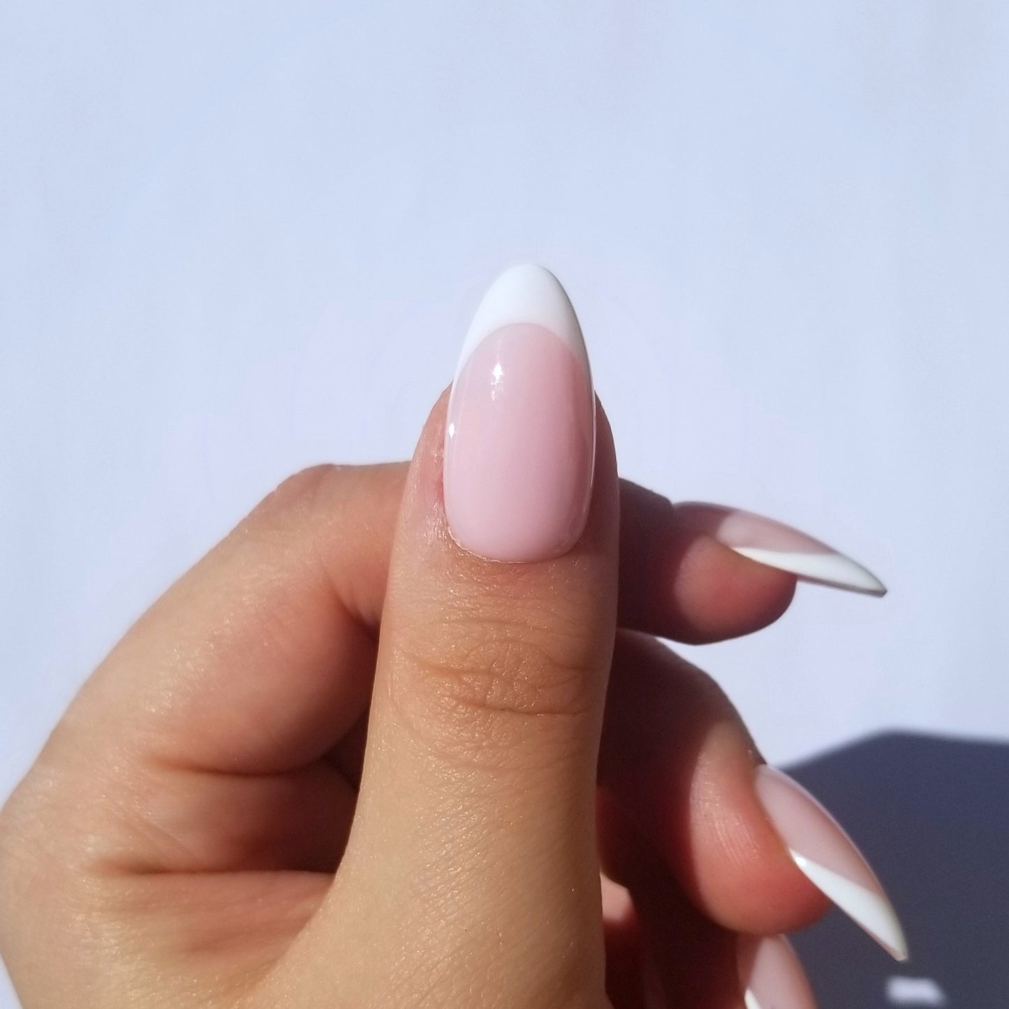 French rose effet gel ~ Amande M