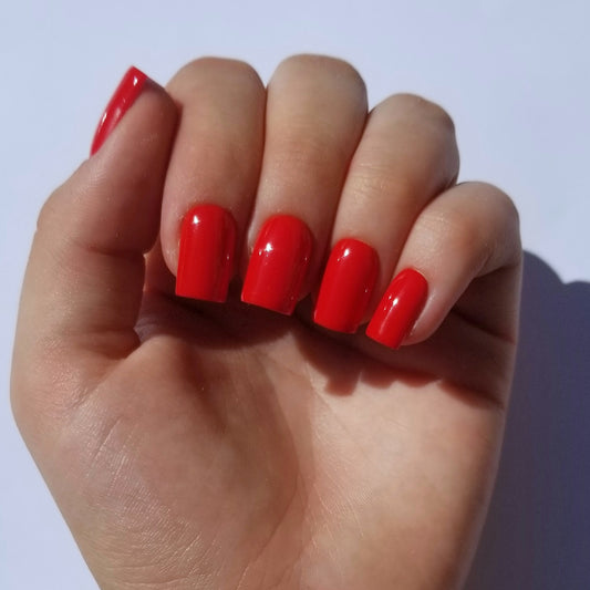 Rouge vif ~ Carré XS
