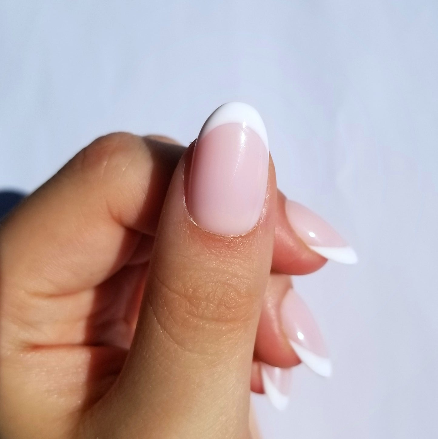 French rose effet gel ~ Rond S