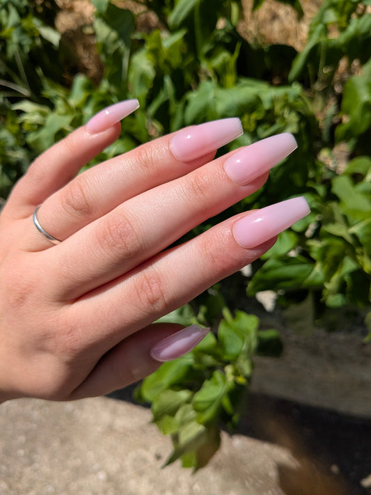 Rose nude - effet gel (Coffin)